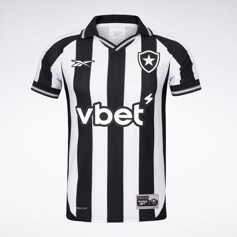Camisa Botafogo Titular 25/26 - Preto e Branco