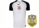 Camisa Corinthians Titular 25/26 - Branco e Preto