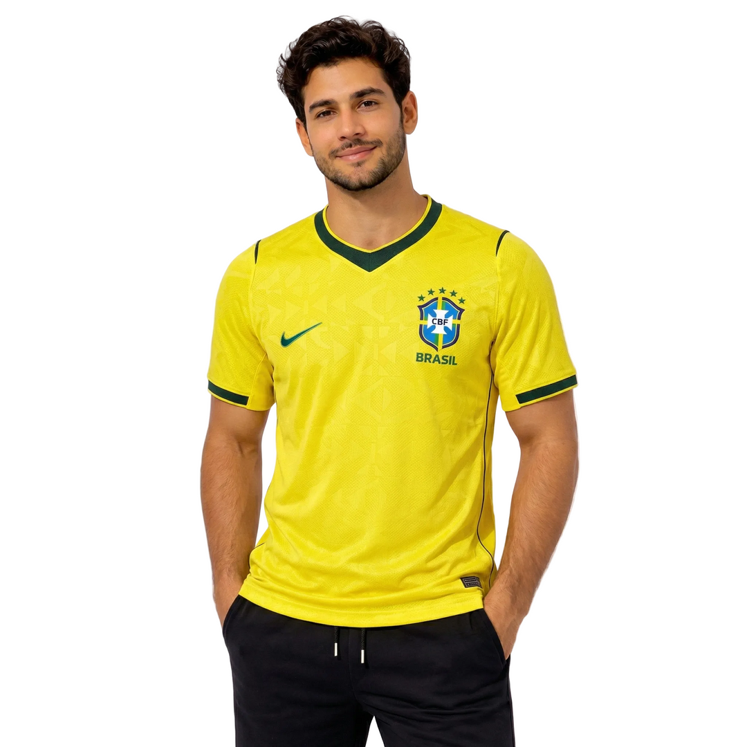 Compre 1 Leve 2 - Camiseta Oficial Torcedor Seleção Brasileira Copa 2026