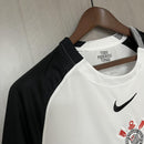 Camisa Corinthians Titular 25/26 - Branco e Preto